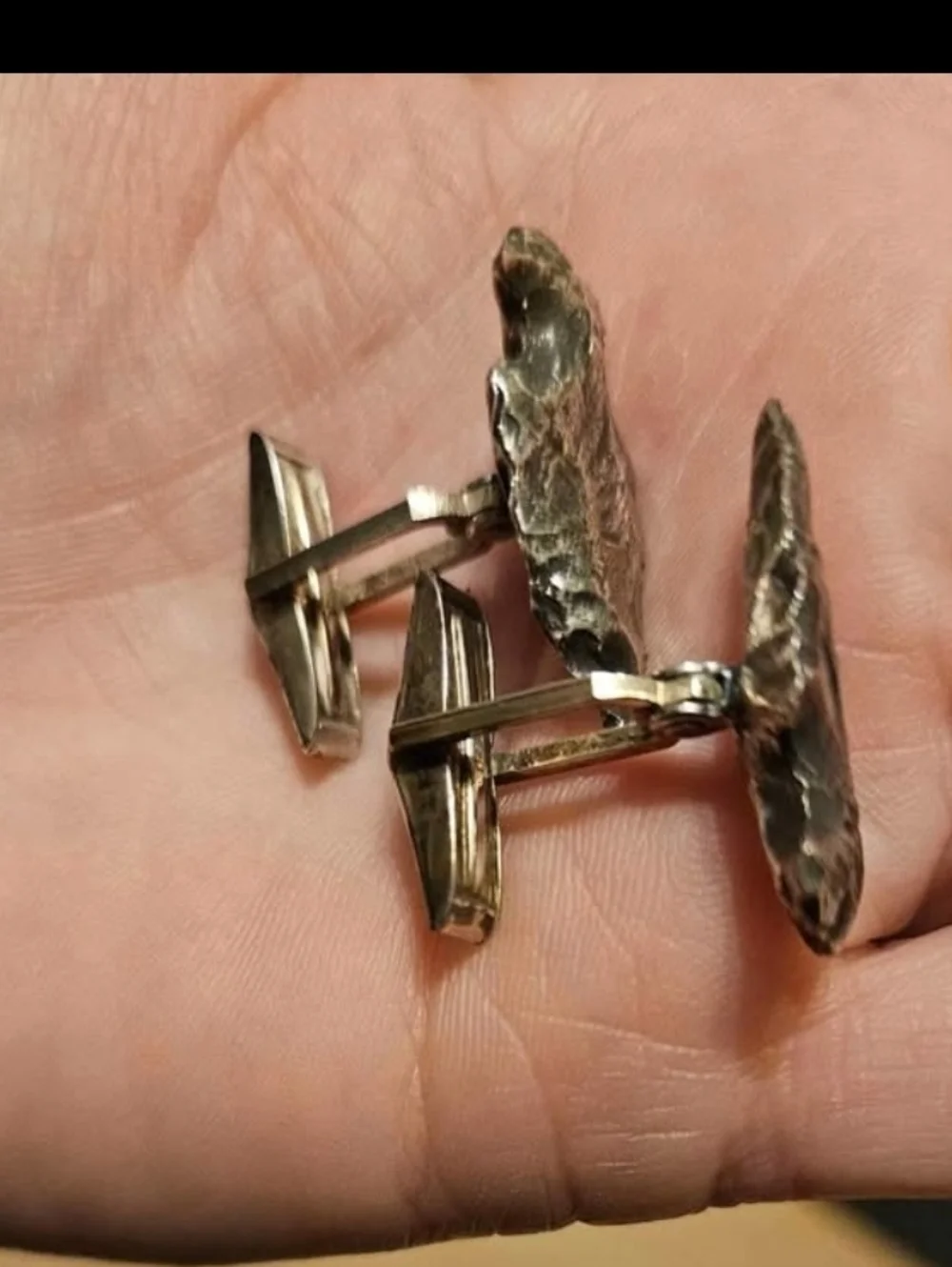 Rare Vintage James Avery Sterling Silver Arrowhead Cuff Links
